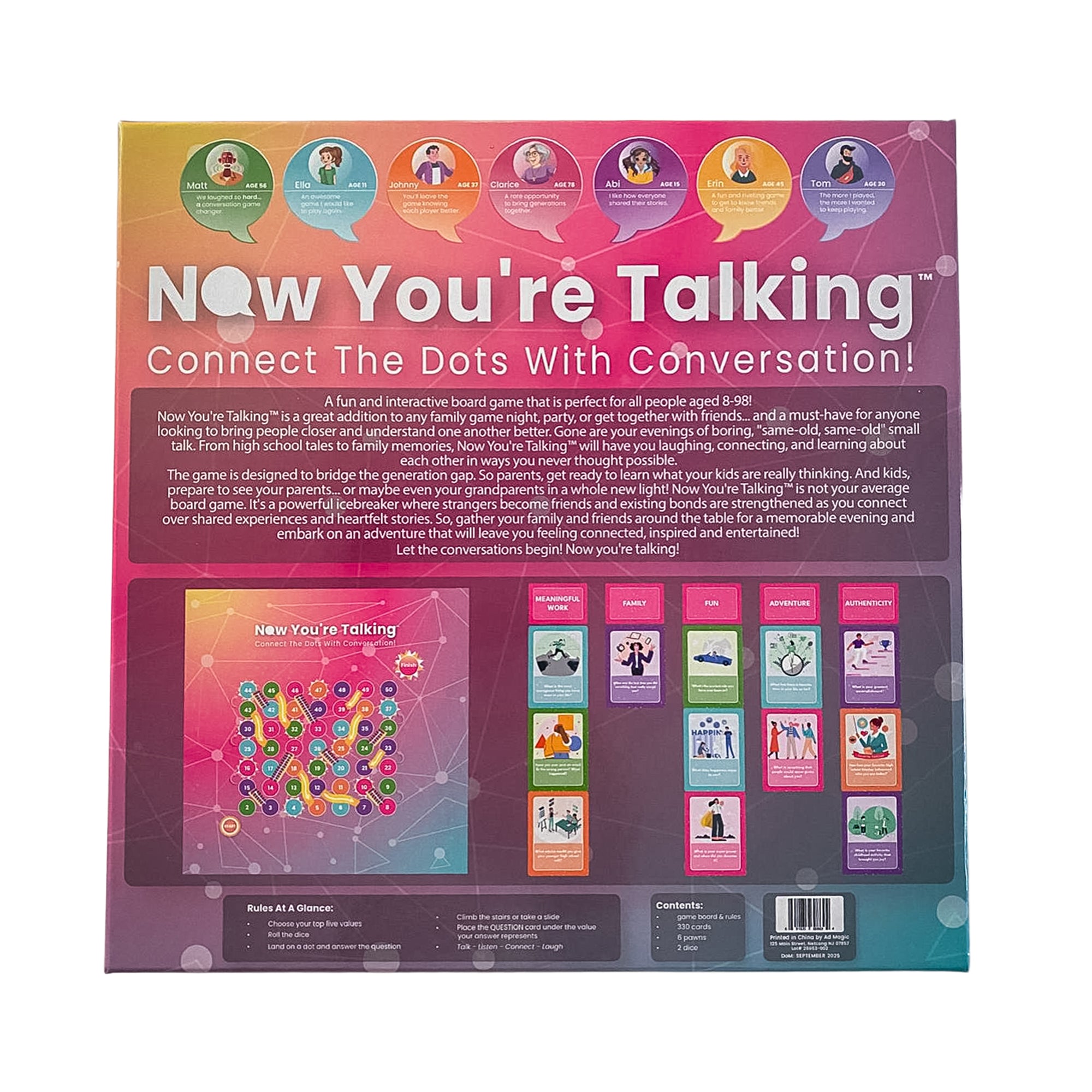 Now You're Talking® Conversation Board Game